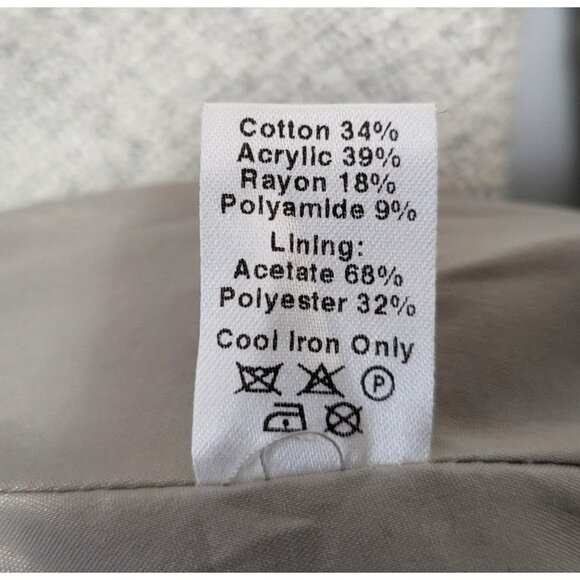 The Fold Camelot Dress White Tweed Fit & Flare - Picture 13 of 15